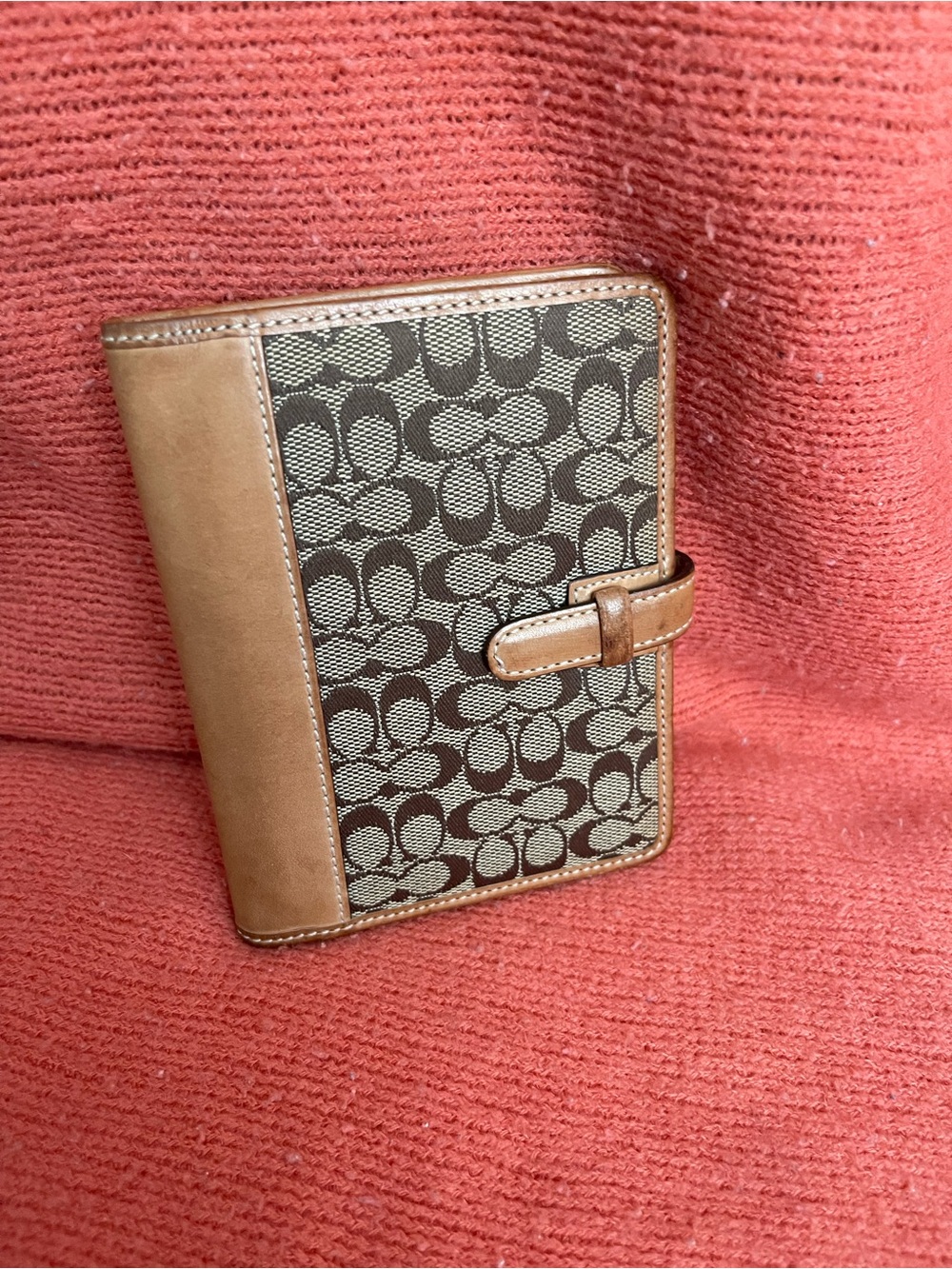 Palm Pilot Coach Brown Signature Canvas & Leather cover